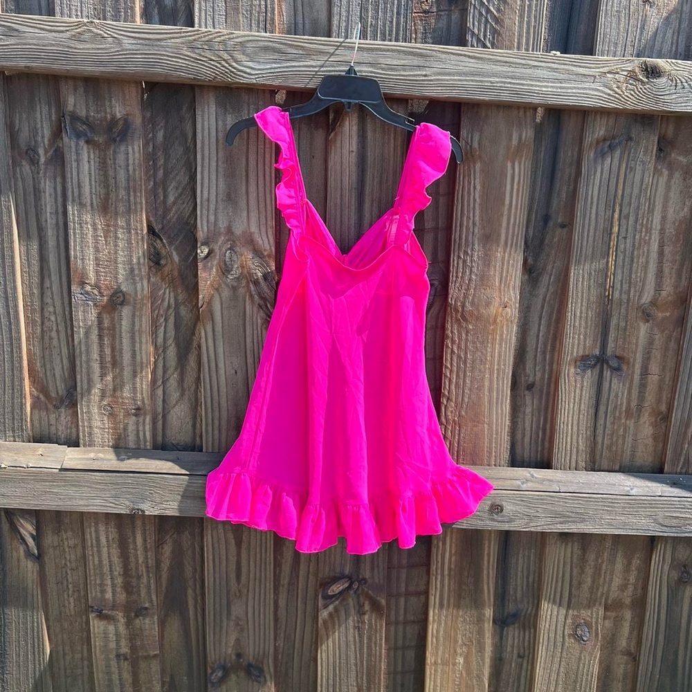 Pink Babydoll Lingerie